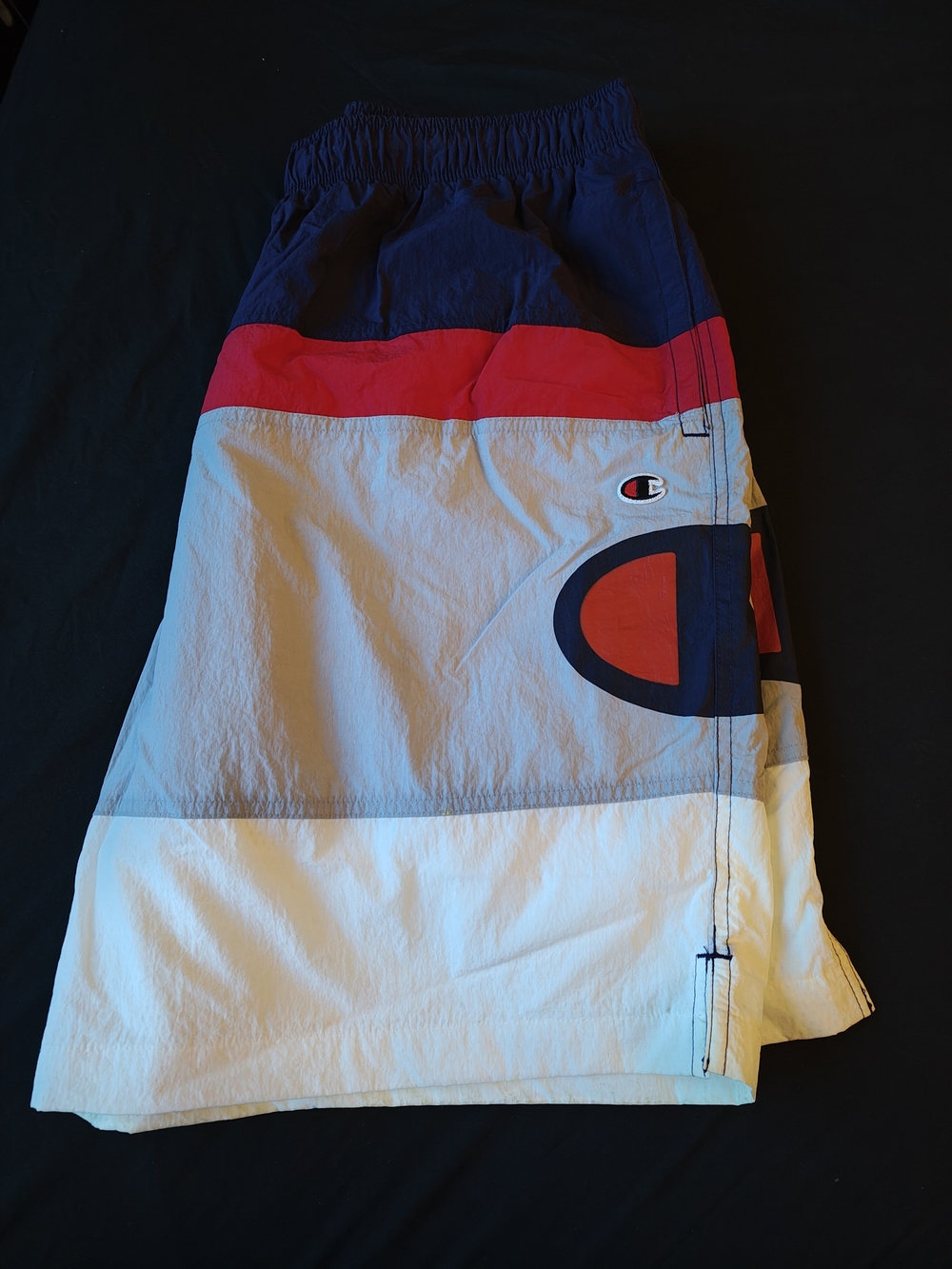 Champion Kids Colorblock Swim Shorts - Navy, Red, White